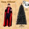 Costway 6/7 FT Artificial Halloween Christmas Tree with Bendable Top Section 726/1050 Branch Tips 260/340 Lights